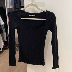 Reformation square neck long sleeve